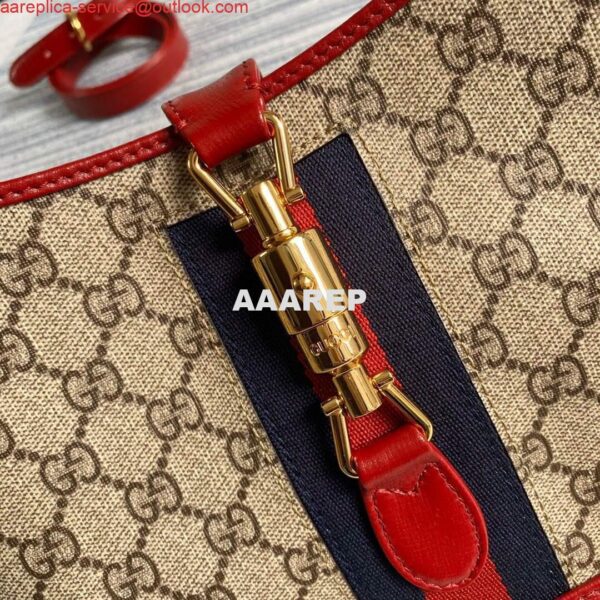 Replica Gucci 636706 Jackie Vintage Underarm Bag Red 8