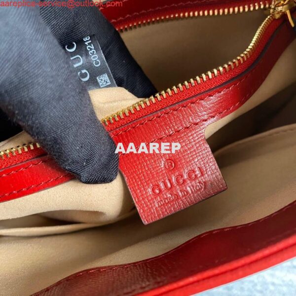 Replica Gucci 636706 Jackie Vintage Underarm Bag Red 10