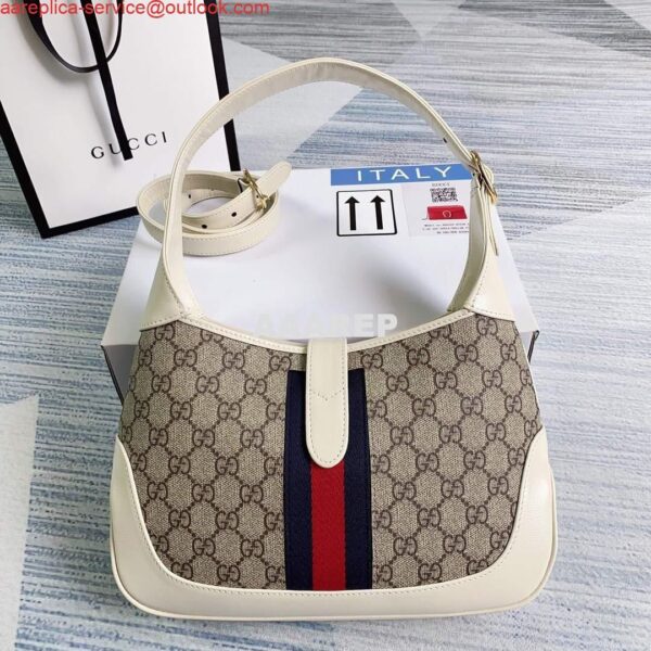 Replica Gucci 636706 Jackie Vintage Underarm Bag White 3