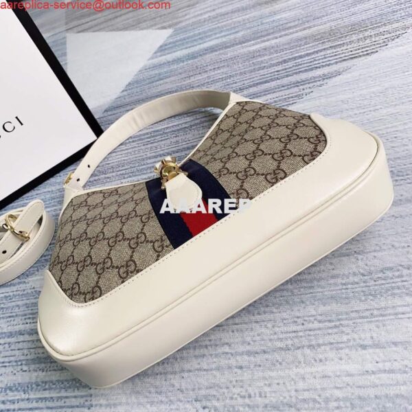 Replica Gucci 636706 Jackie Vintage Underarm Bag White 5