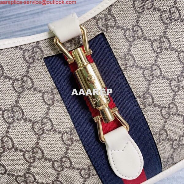 Replica Gucci 636706 Jackie Vintage Underarm Bag White 6