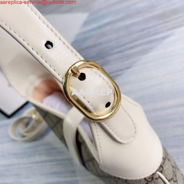 Replica Gucci 636706 Jackie Vintage Underarm Bag White 7