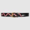 Replica Gucci Camarel Leather Belt With Double G Buckle 2