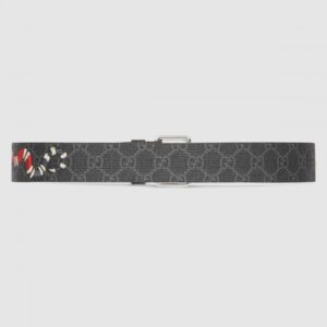 Replica Gucci GG belt with Kingsnake print 434520 2