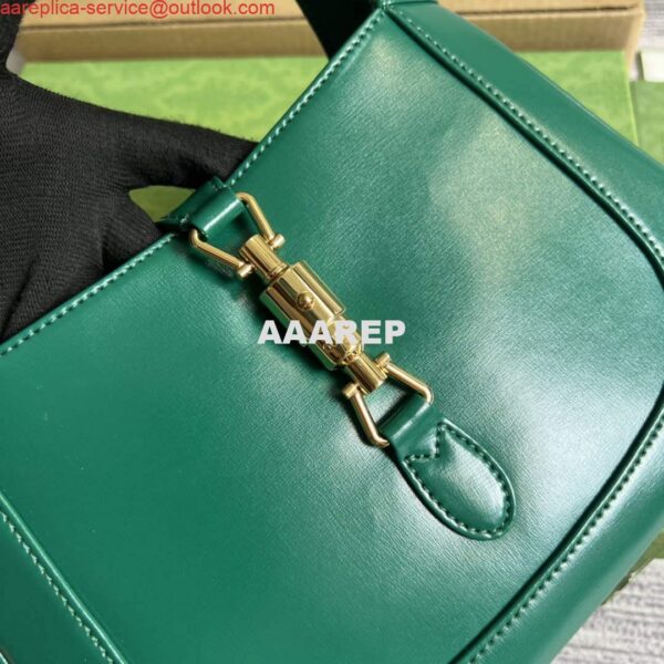 Replica Gucci 636709 Jackie 1961 Small Shoulder Bag Green 8