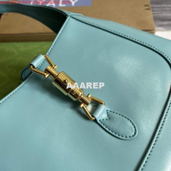 Replica Gucci 636709 Jackie 1961 Small Shoulder Bag Light blue 10