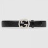 Replica Gucci Signature belt with G buckle Brown 411924