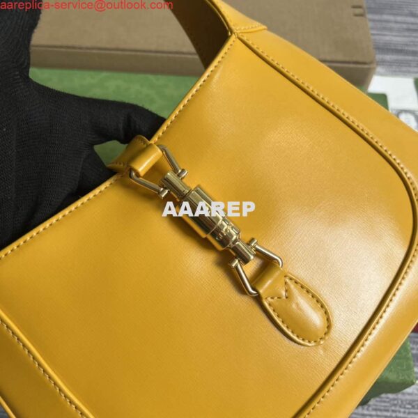 Replica Gucci 636709 Jackie 1961 Small Shoulder Bag Yellow 9