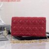 Replica Dior S0204 Lady Dior Pouch Ultramatte Cannage Calfskin Light Pink