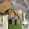 Replica Gucci 517350 Ophidia GG Supreme Mini Bag Beige Ebony 2