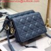 Replica Dior S0855 Dior Lady Dior Pouch Black Ultramatte Cannage Calfskin