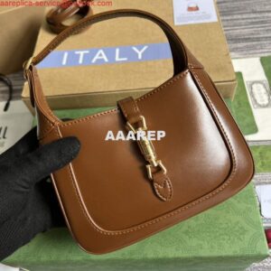 Replica Gucci 637091 Jackie 1961 mini shoulder bag Brown 2