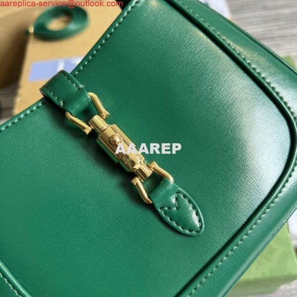 Replica Gucci 637091 Jackie 1961 mini shoulder bag Green 4