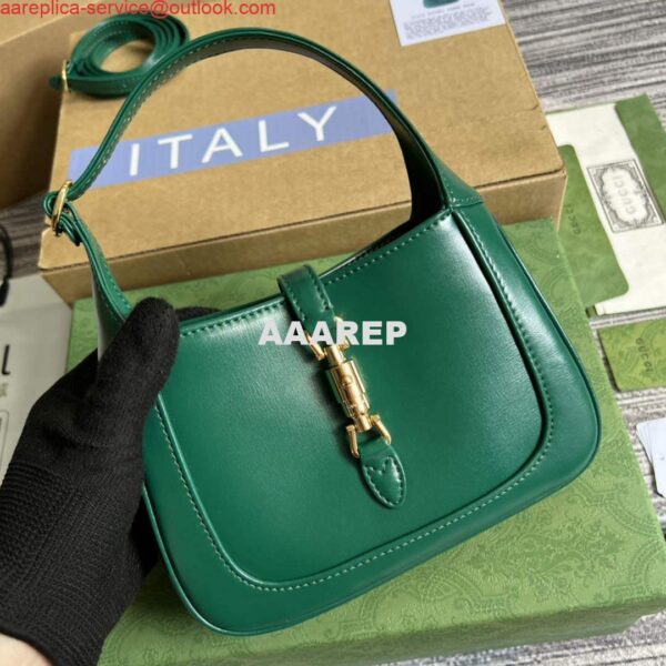 Replica Gucci 637091 Jackie 1961 mini shoulder bag Green 9