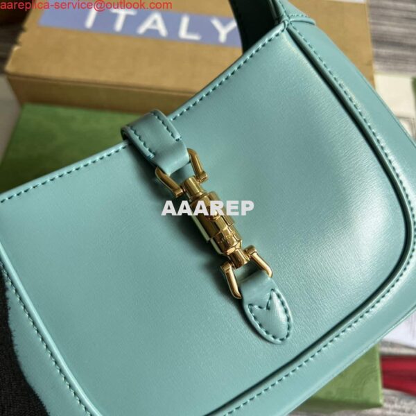 Replica Gucci 637091 Jackie 1961 mini shoulder bag Light blue 9