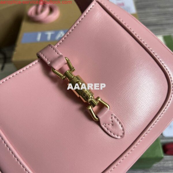 Replica Gucci 637091 Jackie 1961 mini shoulder bag Pink 4