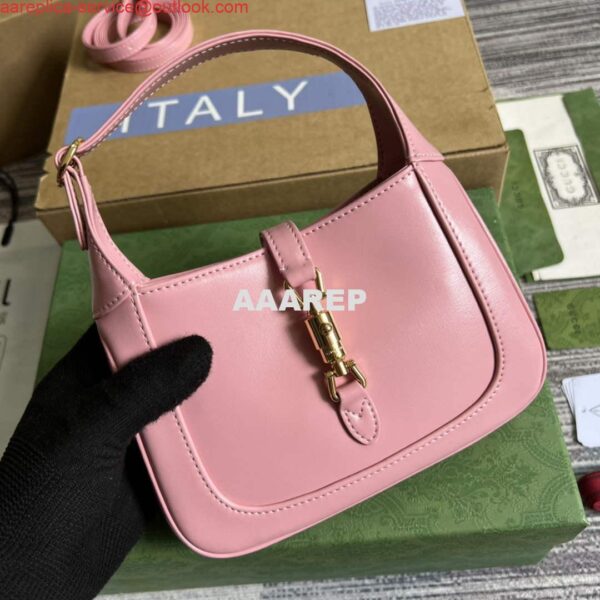 Replica Gucci 637091 Jackie 1961 mini shoulder bag Pink 7