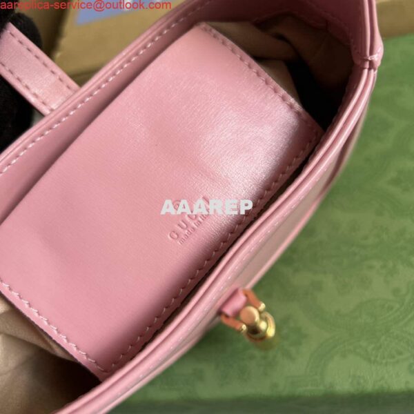 Replica Gucci 637091 Jackie 1961 mini shoulder bag Pink 8