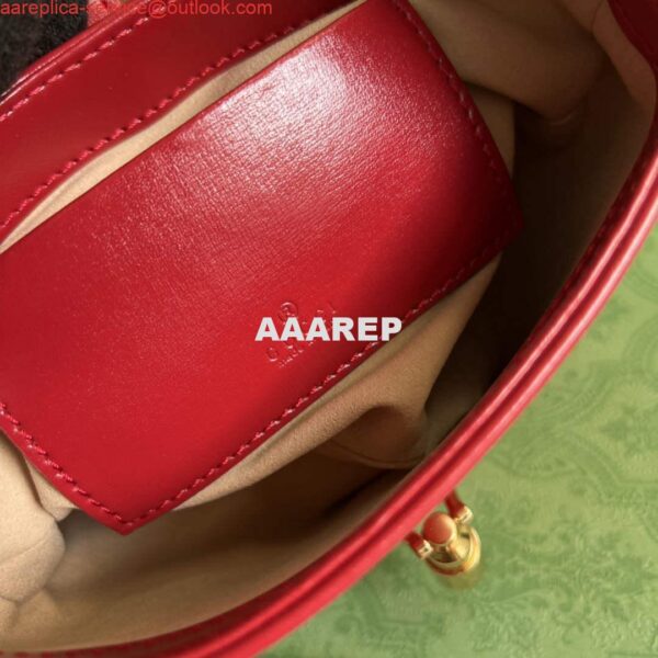 Replica Gucci 637091 Jackie 1961 mini shoulder bag Red 7