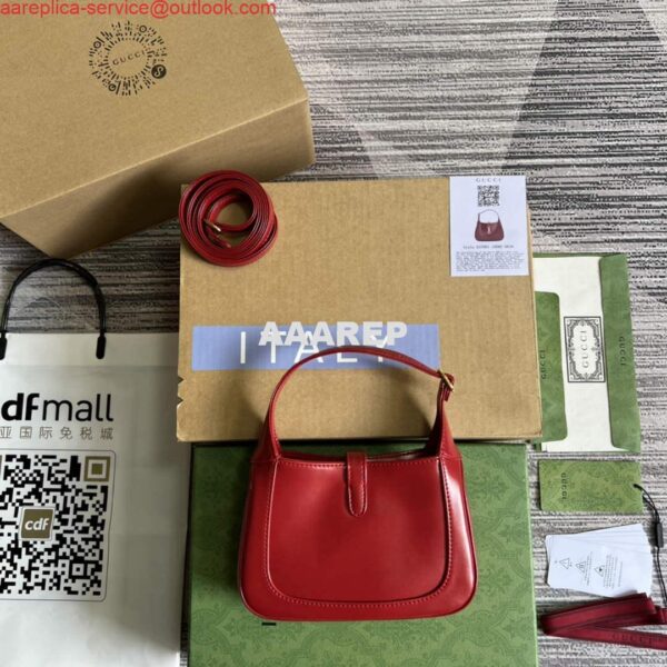 Replica Gucci 637091 Jackie 1961 mini shoulder bag Red 8