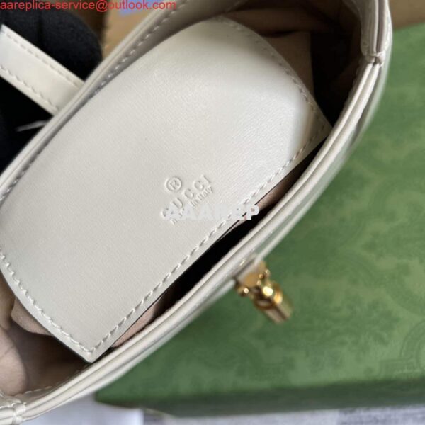 Replica Gucci 637091 Jackie 1961 mini shoulder bag White 9