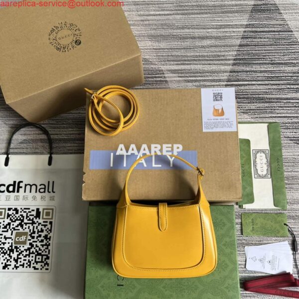 Replica Gucci 637091 Jackie 1961 mini shoulder bag Yellow 3