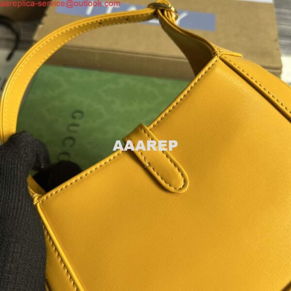 Replica Gucci 637091 Jackie 1961 mini shoulder bag Yellow 4