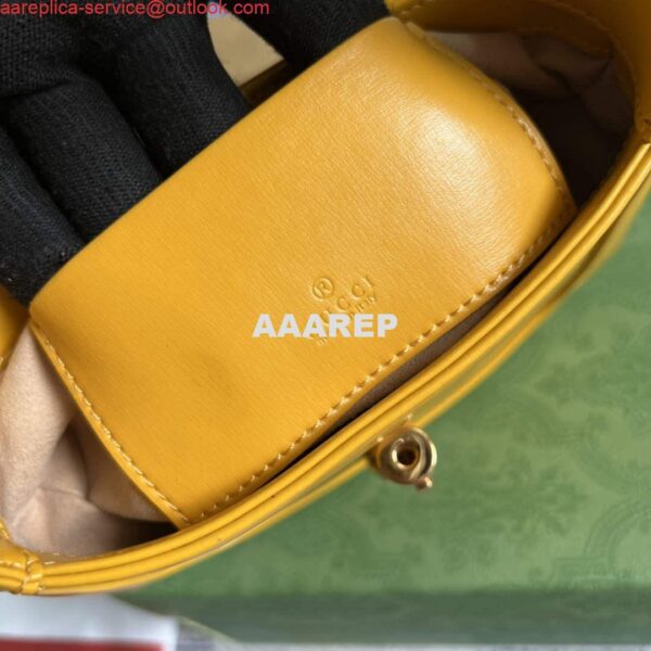 Replica Gucci 637091 Jackie 1961 mini shoulder bag Yellow 5