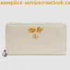 Replica Gucci Yellow GG Marmont Zip Around Wallet 2