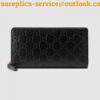 Replica Gucci Yellow GG Marmont Zip Around Wallet