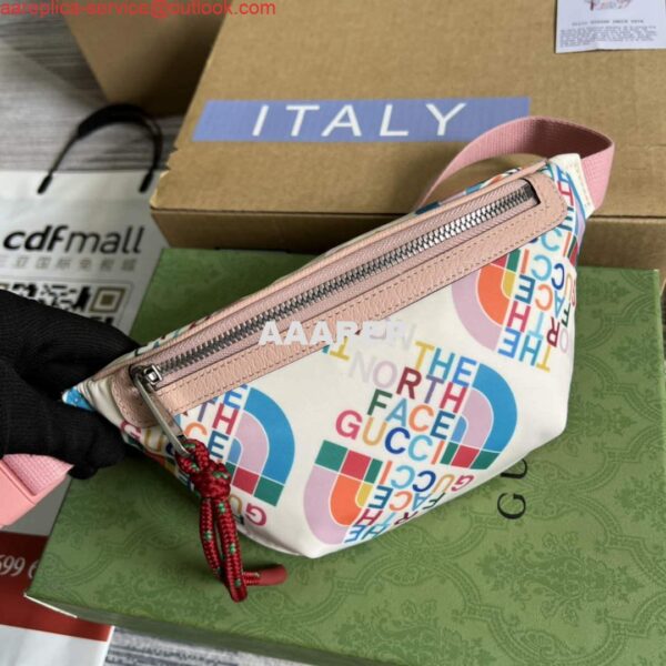 Replica Gucci 650299 The North Face x Gucci belt bag Pink 5