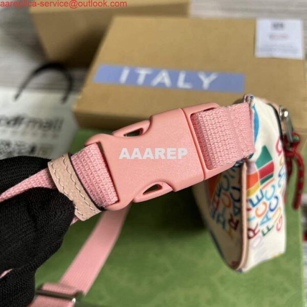 Replica Gucci 650299 The North Face x Gucci belt bag Pink 7