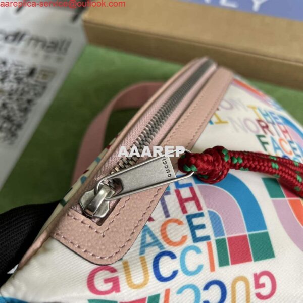 Replica Gucci 650299 The North Face x Gucci belt bag Pink 8