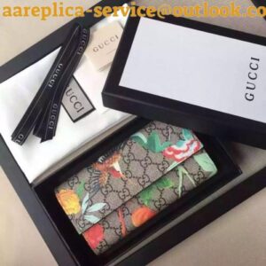 Replica Gucci GG Supreme Tian Continental Wallet 2