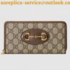 Replica Gucci Horsebit 1955 Card Case Wallet In Black Calfskin 2