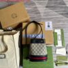 Replica Gucci 550620 Ophidia mini bucket bag with Double G Mint Green