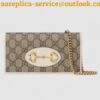 Replica Gucci Horsebit 1955 White Zip Around Wallet 2