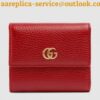 Replica Gucci Red GG Marmont Matelasse Wallet 2