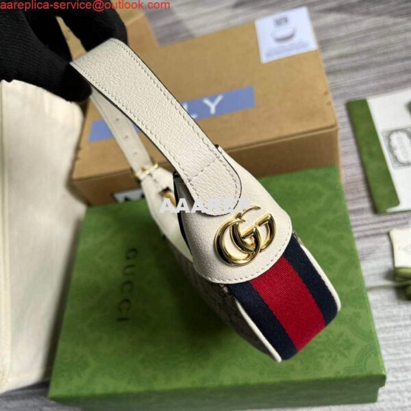 Replica Gucci 658551 Ophidia GG Mini Bag White 4