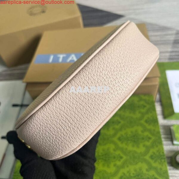 Replica Gucci 658551 Ophidia Jumbo GG Mini Bag Pink 7