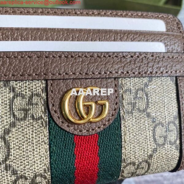 Replica Gucci ‎‎658552 Ophidia GG Card Case Wallet 5