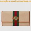 Replica Gucci Vintage Web Rajah Chain Card Case Wallet 573790 2019