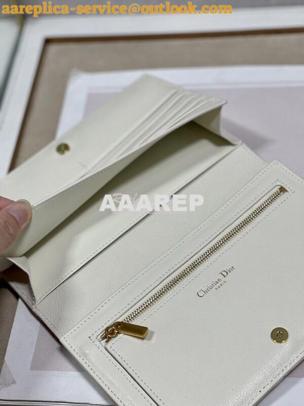 Replica Dior Caro XL Slim Wallet Supple Cannage Calfskin S5104 26