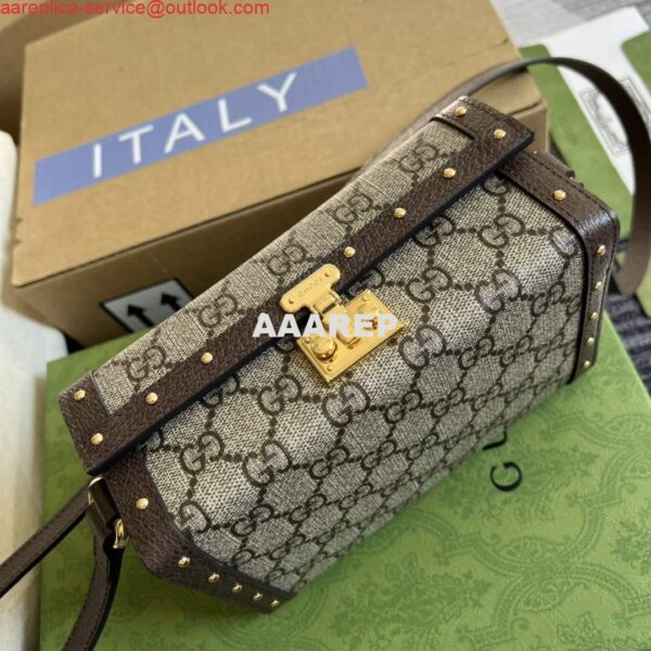 Replica Gucci 678460 GG Mini Bag Brown 5