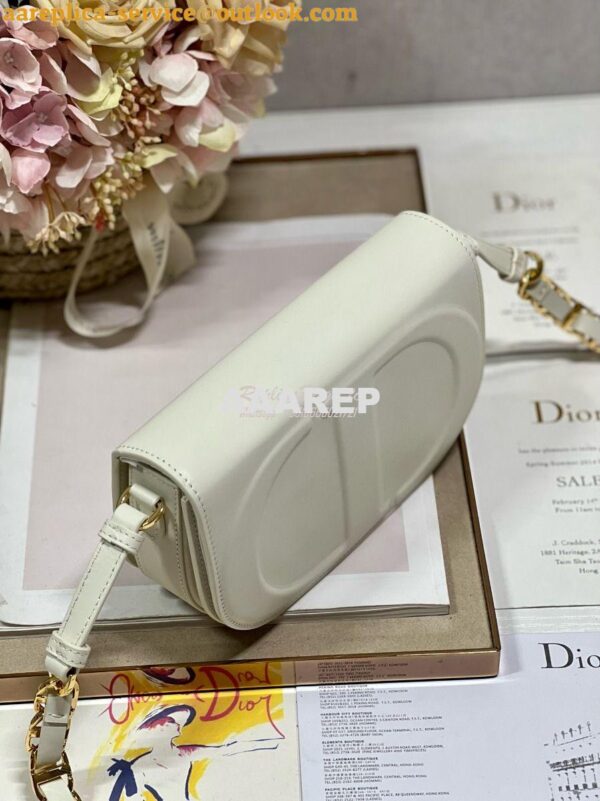 Replica Dior CD Signature Bag With Strap CD-Embossed Box Calfskin M928 5