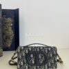 Replica Dior CD Signature Bag With Strap CD-Embossed Box Calfskin M928