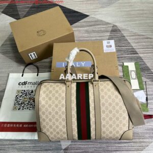 Replica Gucci 681295 Jumbo GG medium duffle bag Beige