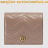 Replica Gucci Dusty Pink GG Marmont Continental Wallet