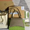 Replica Gucci 681695 The Hacker Project Mini Hourglass bag Beige and ebony