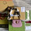 Replica Gucci 686864 Gucci Bamboo 1947 Mini Top Handle Bag Brown